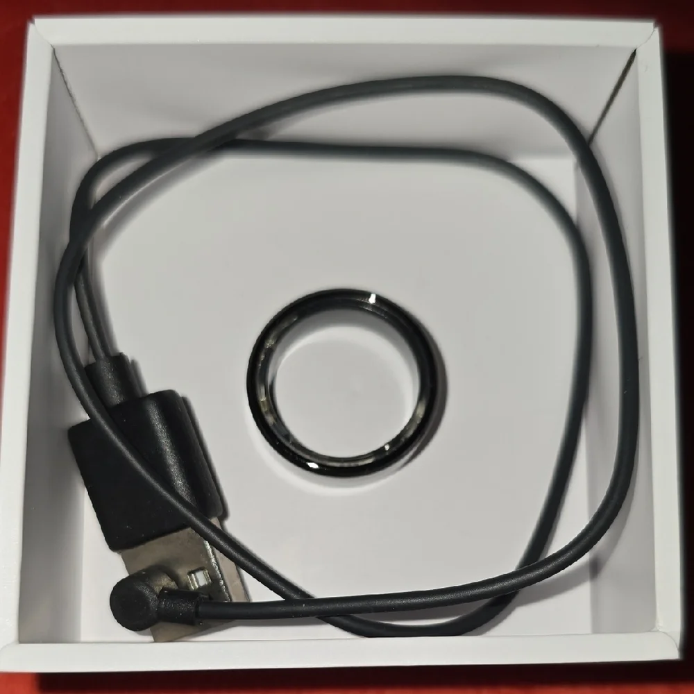 BAMBOO Dual-Tone Smart Ring - Black #8